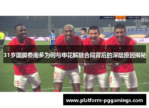 31岁国脚费南多为何与申花解除合同背后的深层原因揭秘