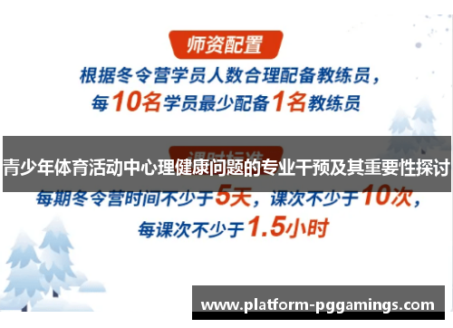 青少年体育活动中心理健康问题的专业干预及其重要性探讨